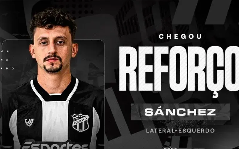 Ceará anuncia retorno de lateral-esquerdo Sanchez