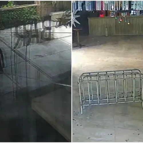 Homem invade bar em Fortaleza, furta equipamentos e causa prejuízo de mais de R$ 25 mil